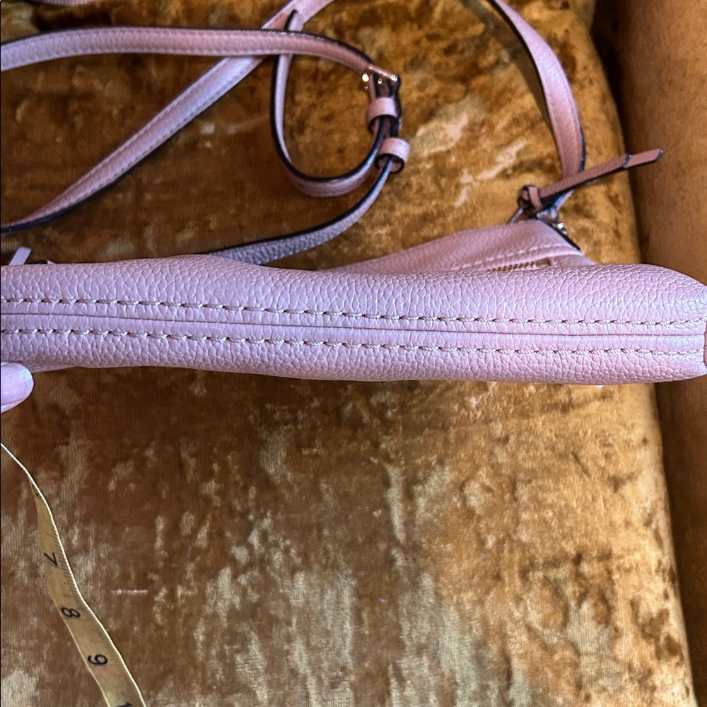Kate Spade Blush Pink Soft Pebbled Leather Crossbody Bag - great condition! - Picture 11 of 11